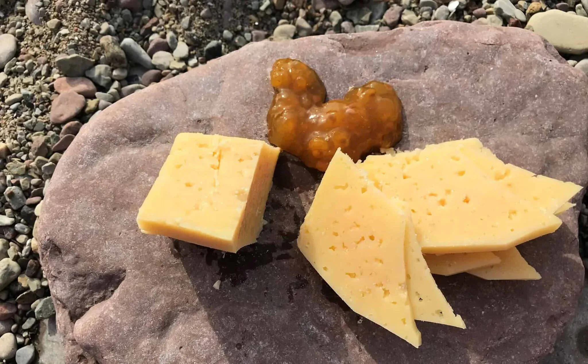 Ostbrickan på stranden