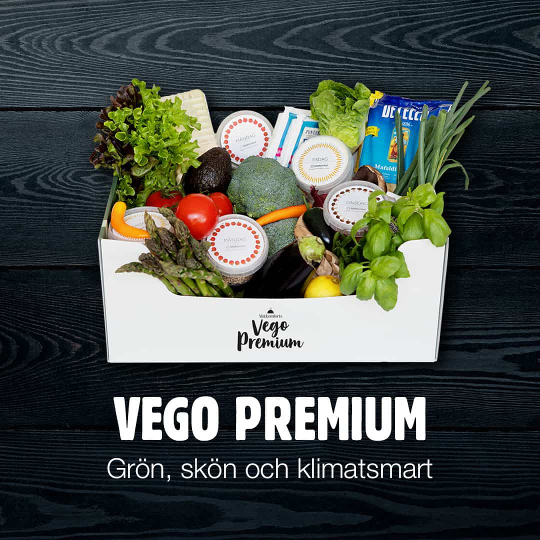Vego Premium | Vår vegetariska matkasse för två till sex personer ...
